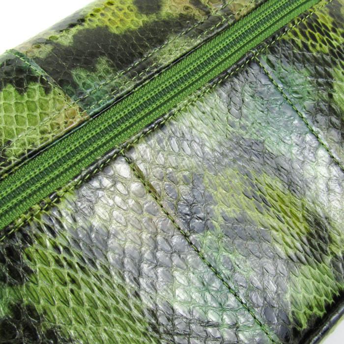 クロコダイル リアルレザー ハンドバッグ 鞄 カバン レディース グリーン CROCODILE_7