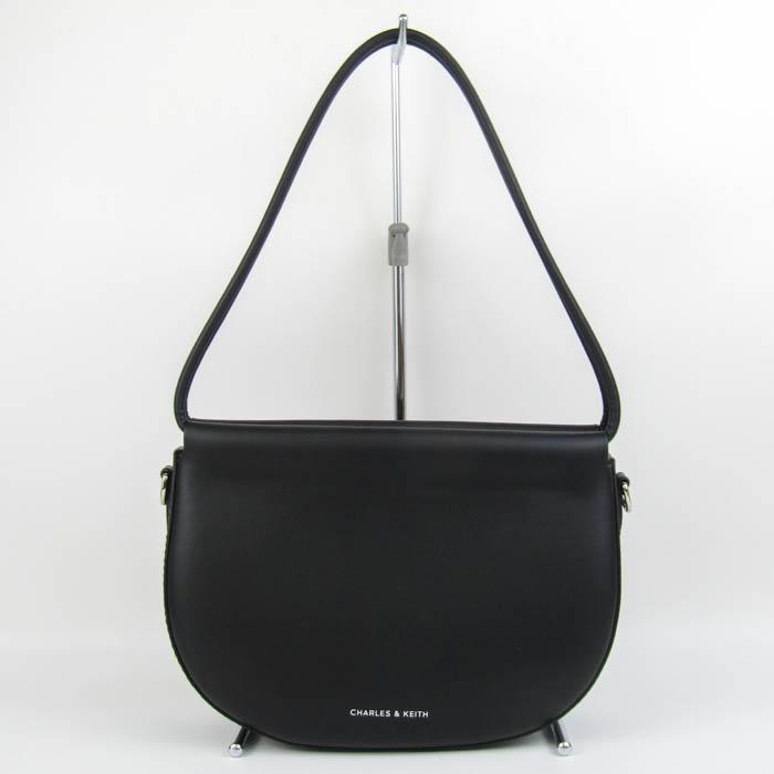 チャールズ＆キース エロラ カーブトップハンドルバッグ ショルダーバッグ 2way 鞄 ブランド レディース ブラック CHARLES&KEITH チャールズ＆キース エロラ カーブトップハンドルバッグ ショルダー