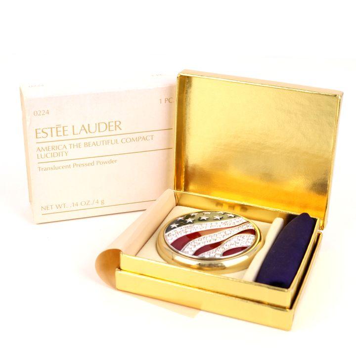 新品・未使用【Estee Lauder】ミラー付コンパクト(プレストパウダー) 新品・未使用【Estee Lauder】ミラー付コンパクト(プレストパウダー