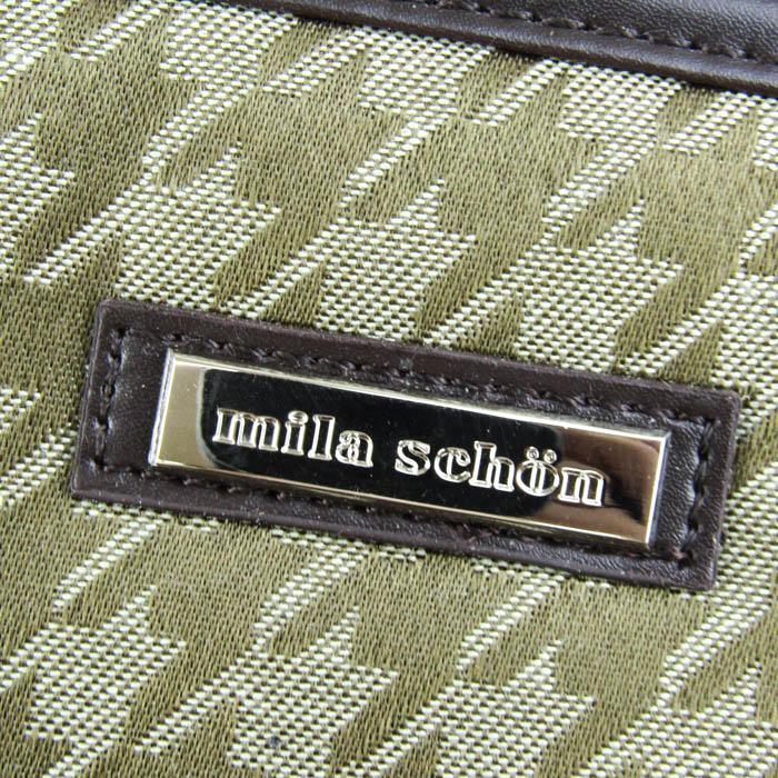 mila schon（ミラショーン） ハンドバッグ トートバッグ 千鳥格子柄 鞄