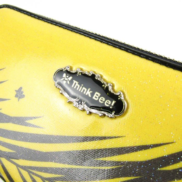シンクビー 長財布 ラウンドファスナー ボタニカル柄 小銭入りあり 