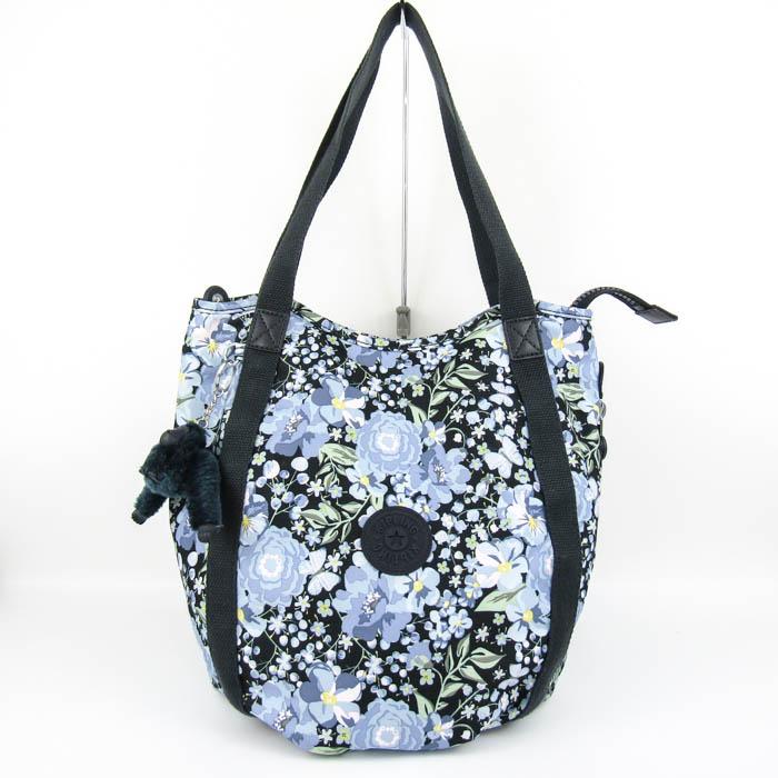 kipling（キプリング） トートバッグ バルーン 花柄 チャーム付き 
