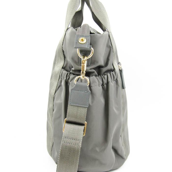 TOCCA グレー 2wayトートバッグ ショルダーバッグ　新品 トッカ ショルダーバッグ トートバッグ 2way ナイロン 鞄 ブランド