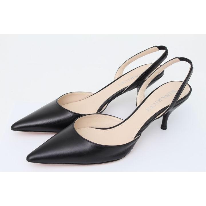 ニナリッチ パンプス 未使用 カーフレザー バックストラップ 伊製 高級