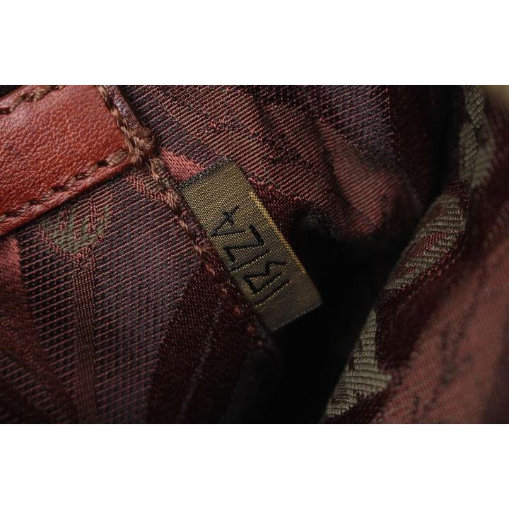 イビザ ポーチ 本革 オールレザー 切替 ベルトループ付 ブランド