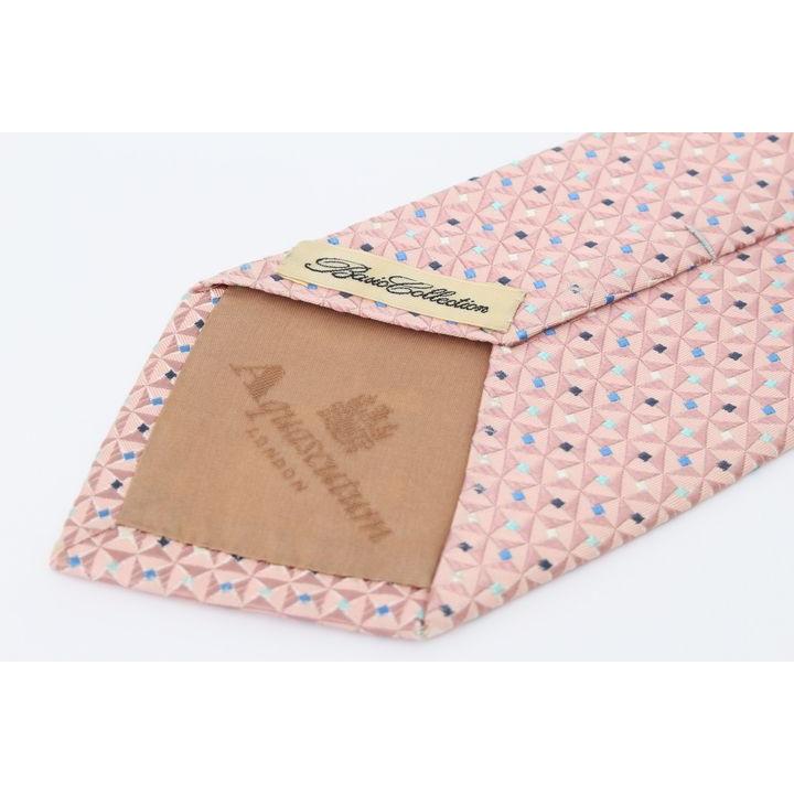 Aquascutum（アクアスキュータム） ブランドネクタイ 総柄 シルク 日本
