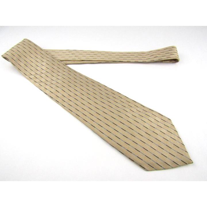 エム・シー・エム ブランドネクタイ バーチカルストライプ柄 シルク 日本製 メンズ ベージュ MCM | MCM | 04