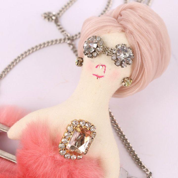 デモデ スマホケース ショルダーチェーン付 MADAME P マダム