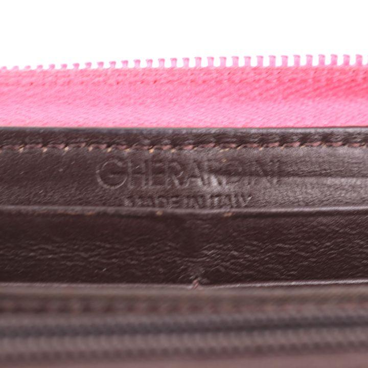 GHERARDINI ゲラルディーニ 長財布 ラウンドファスナー 総柄 GHERARDINI ゲラルディーニ 長財布 ラウンドファスナー 総柄