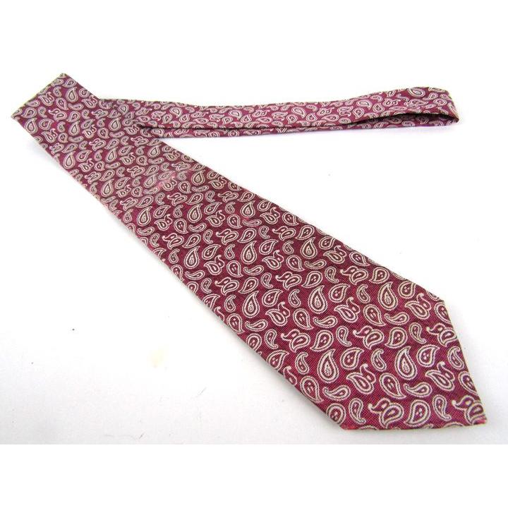 【新品】ETRO　エトロ　ネクタイ　ペイズリーレッド ETRO (エトロ) シルク100％ ペイズリー柄 ネクタイ