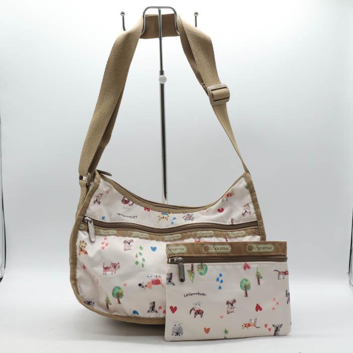 LeSportsac（レスポートサック） ショルダーバッグ 犬 イヌ アニマル柄