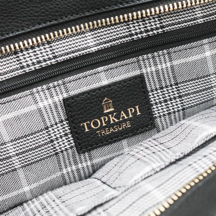 トレジャー トプカピ トートバッグ 肩掛け ショルダーバッグ 鞄 カバン ブランド 黒 レディース ブラック TREASURE TOPKAPI_6