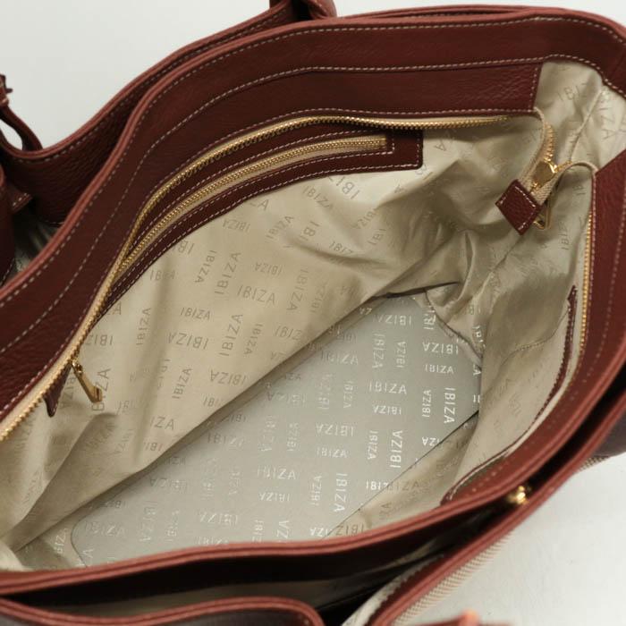 イビサ トートバッグ 鞄 カバン ブランド レディース ベージュ 