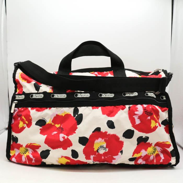 LeSportsac（レスポートサック） ボストンバッグ 椿 花柄 ショルダー