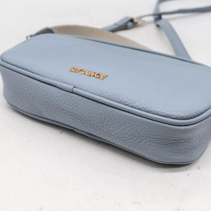 メル② Guy Laroche ギ・ラロッシュ レザー 巾着　グレー ギ・ラロッシュ ショルダーバッグ 2way ハンドバッグ レザー 鞄 カバン