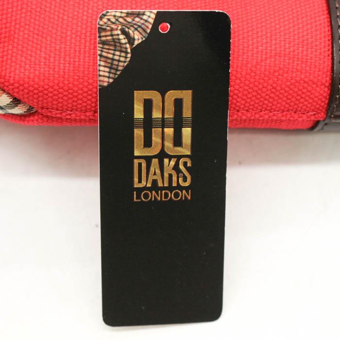 DAKS（ダックス） トートバッグ キャンバス/レザー タッセル 鞄 カバン
