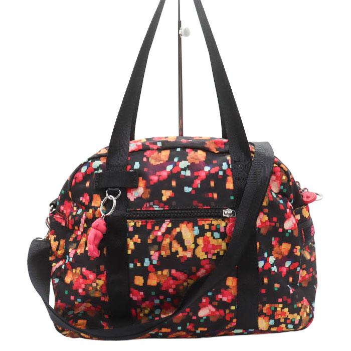 kipling（キプリング） ショルダーバッグ ミニボストン 2way 総柄 鞄 