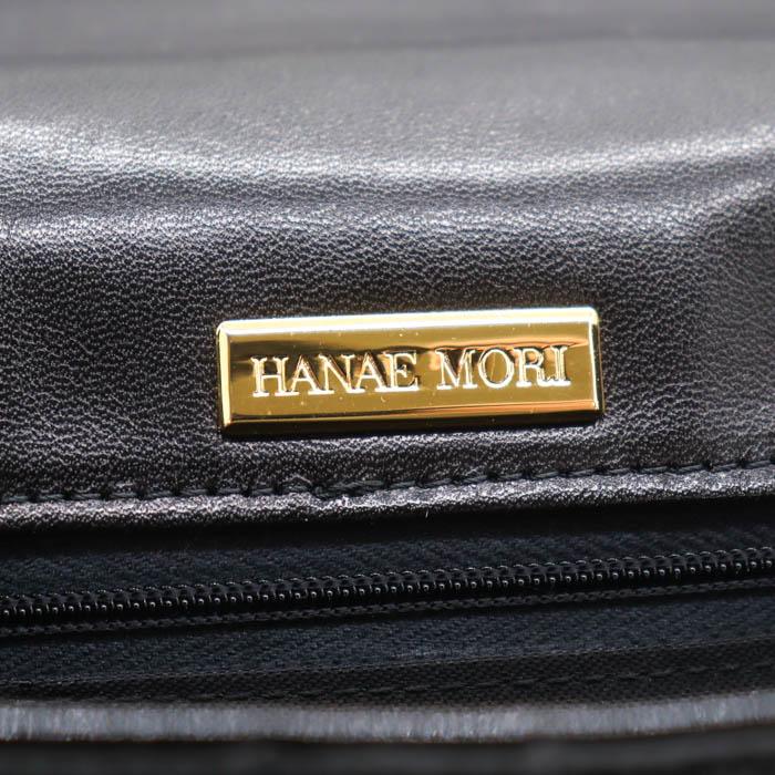 HANAE MORI（ハナエモリ） ショルダーバッグ クロコ型押し エナメル 鞄