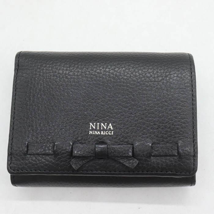 ニナリッチ 二つ折り財布 レザー 小銭入りあり ウォレット ブランド