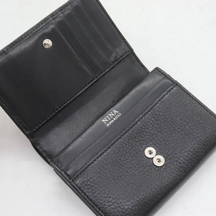 ニナリッチ 二つ折り財布 レザー 小銭入りあり ウォレット ブランド
