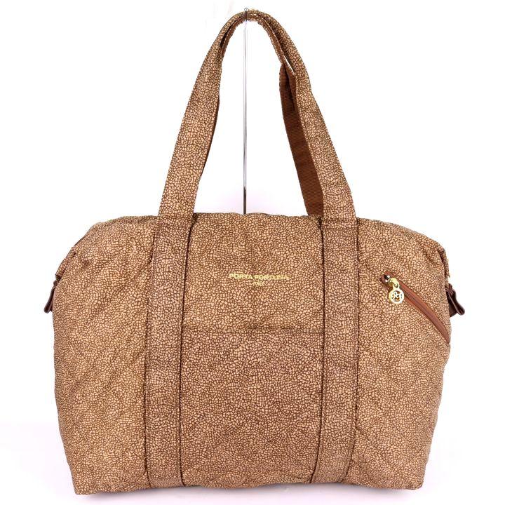 ポルタフォルトゥーナ ボストンバッグ 総柄 キルティング ショルダー