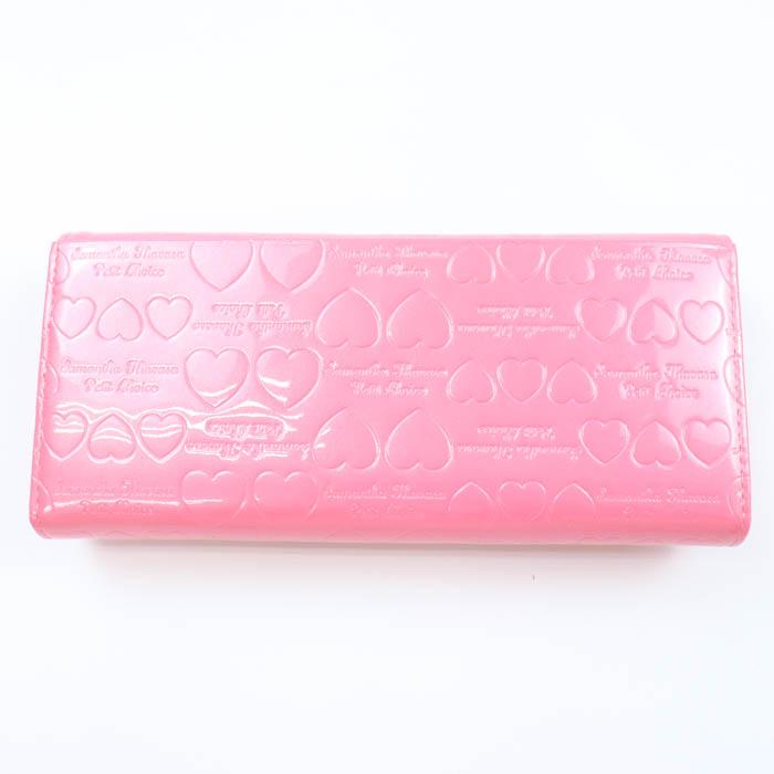 新品✨サマンサタバサプチチョイス 長財布 ピンク ハート型押し 人気 ウォレット Samantha Thavasa（サマンサタバサ） プチチョイス 長財布 ハート型