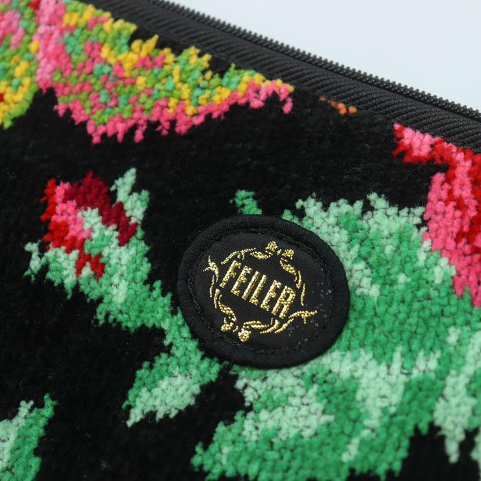feiler（フェイラー） ハンドバッグ シェニール織 花柄 鞄 カバン