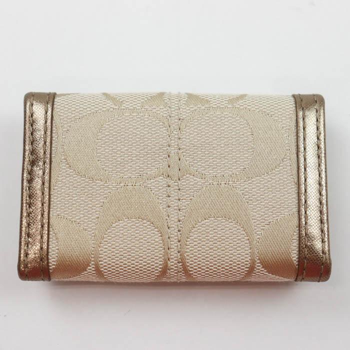 【新品未使用】 COACH キーケース シグネチャー柄 COACH（コーチ） キーケース ブランド シグネチャー柄 レディース