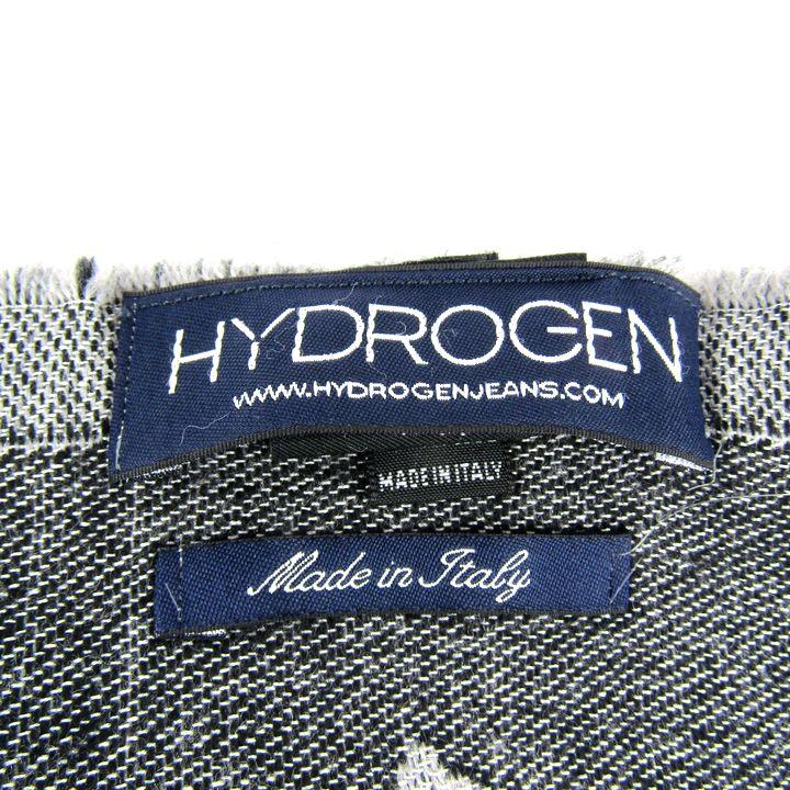 HYDROGEN（ハイドロゲン） ストール マフラー スカルモチーフ ウール混