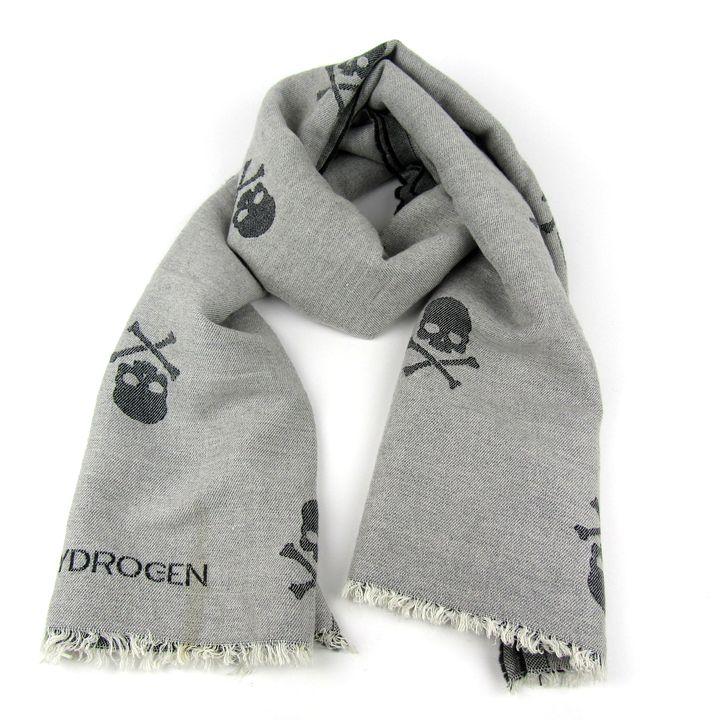 ALEXANDER MCQUEEN スカル ニット ウールマフラー　イタリア製 ALEXANDER MCQUEEN スカル ニット ウールマフラーイタリア製