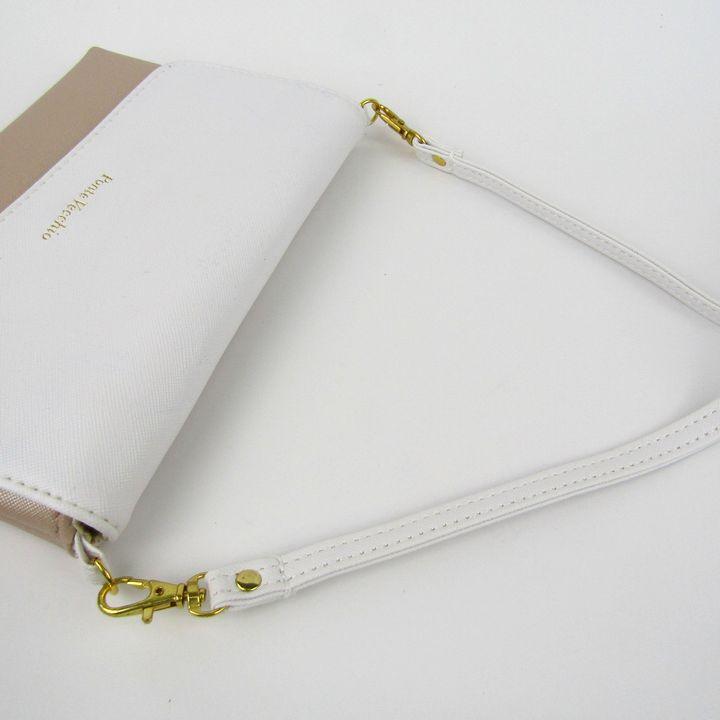 ポンテヴェキオ ミニバッグ ポーチ 2way ショルダーストラップ付き ノベルティ ブランド レディース ホワイト Ponte Vecchio | Ponte Vecchio | 04