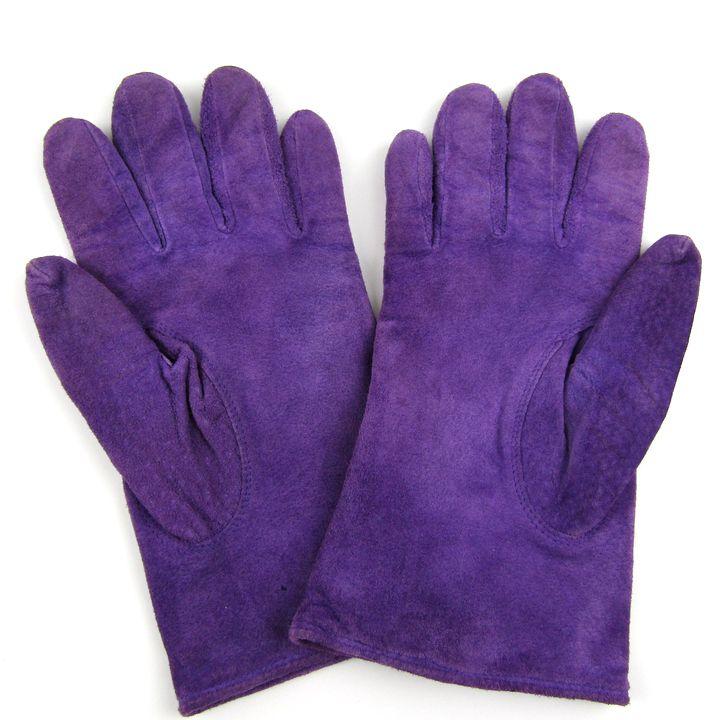 MOSCHINO レザー手袋 黒 Leather gloves with logo | Shop Online