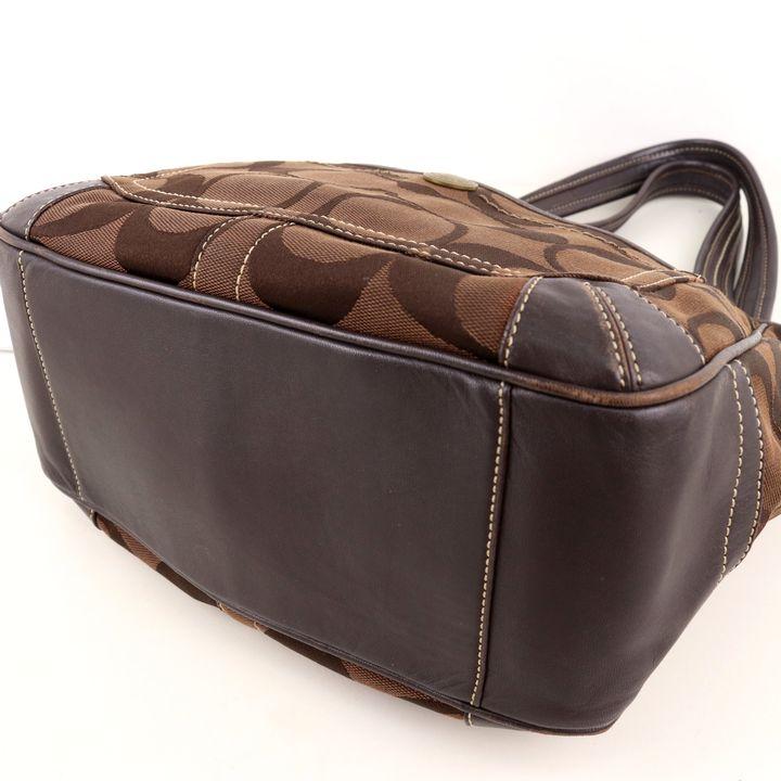 COACH コーチ ショルダーバッグ シグネチャー キャンバス/レザー