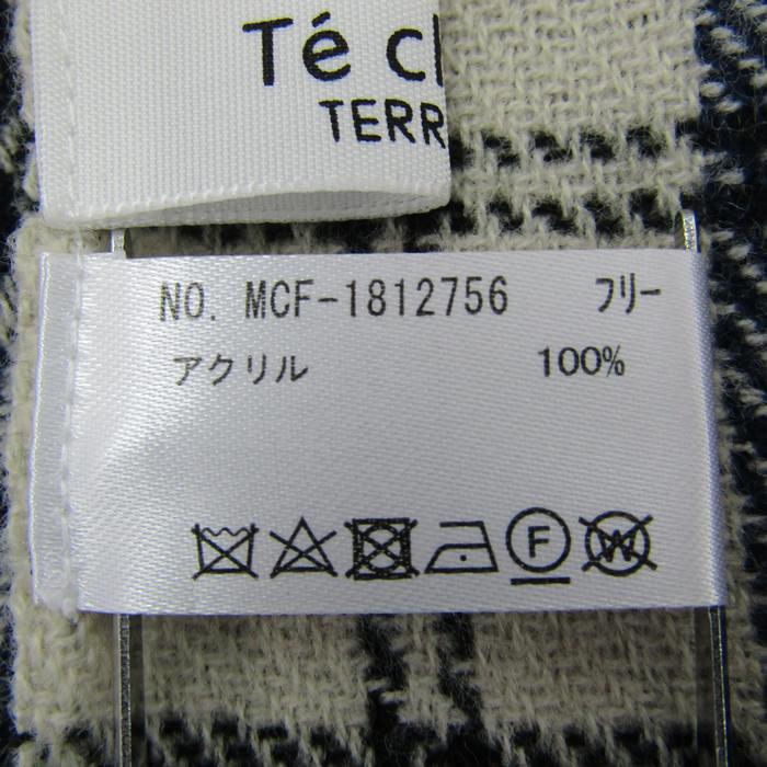 テチチ テラス ストール マフラー チェック柄 ブランド 小物