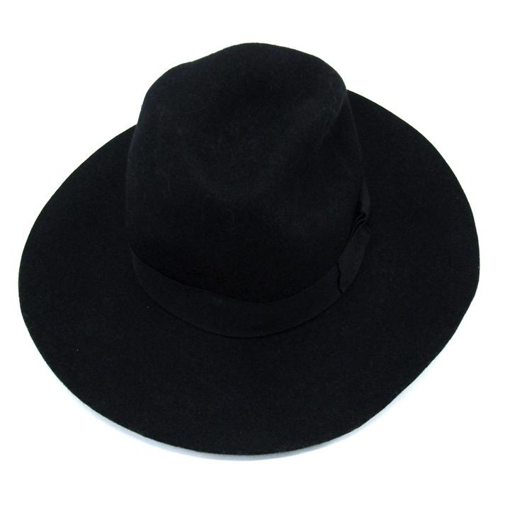 CECIL McBEE（セシルマクビー） ウールハット 中折れ リボンモチーフ