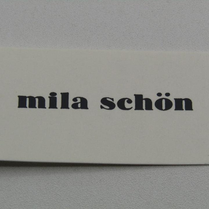mila schon（ミラショーン） スカーフ 未使用 ドット柄 シルク 日本製