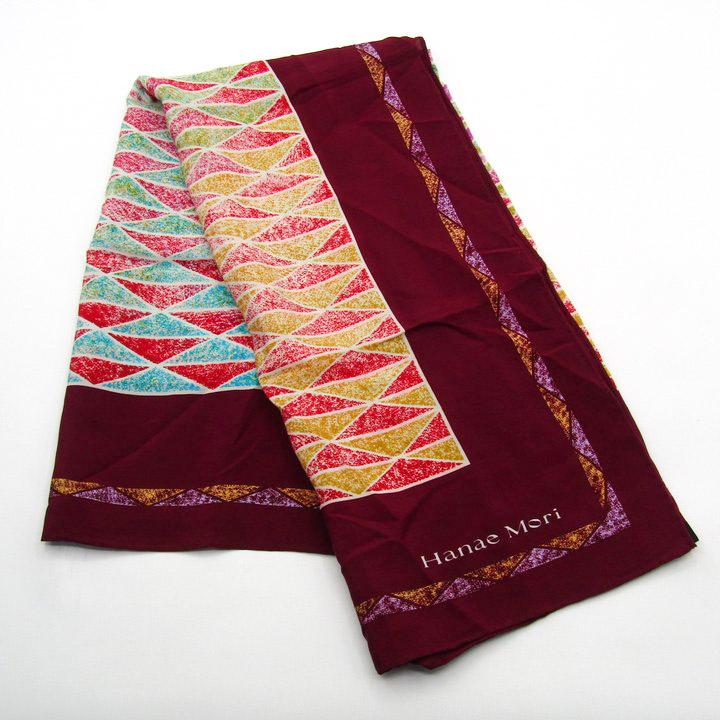 HANAE MORI（ハナエモリ） スカーフ 総柄 シルク ブランド 小物