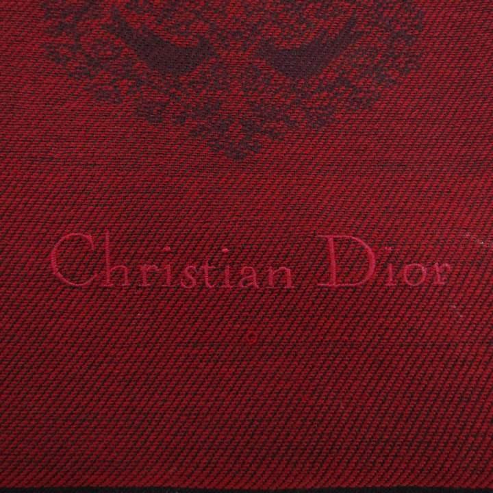 ディオール ストール ショール ひざ掛け 大判 ロゴ ブランド