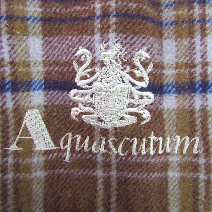 Aquascutum（アクアスキュータム） ひざ掛け ストール チェック柄