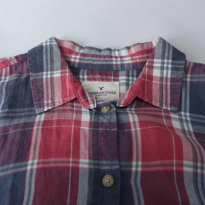 American Eagle - アメリカンイーグル　チェック柄シャツ AMERICAN EAGLE アメリカンイーグル ネルシャツ チェックシャツ