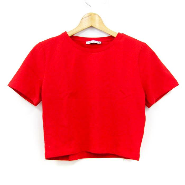 taruru(zara大量出品中) です。 ZARA ザラ 半袖Tシャツ 虎柄 エンボス加工 黒Tシャツ トップス