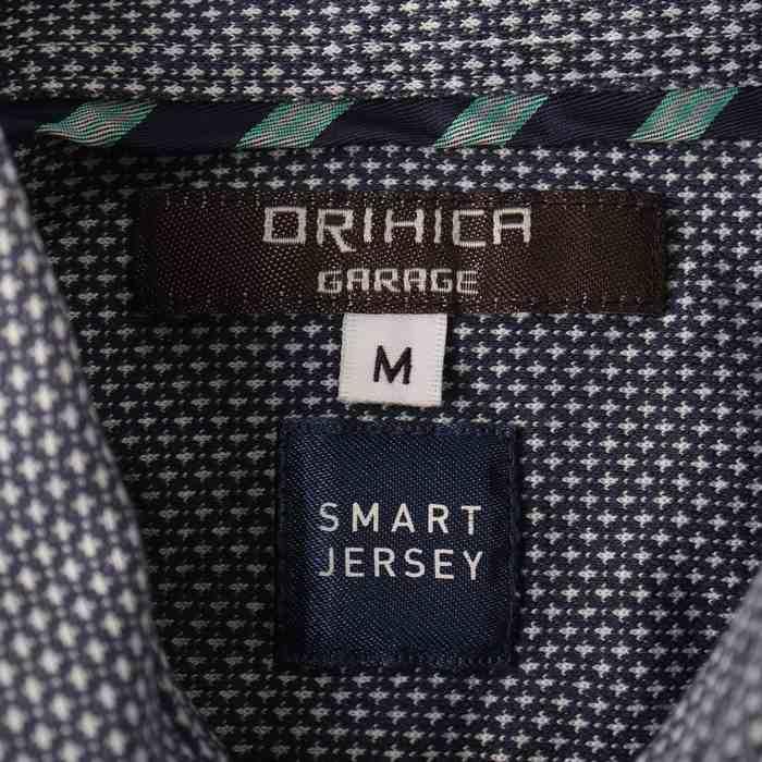 ORIHICA オリヒカ シャツ Mサイズ オリヒカ 長袖シャツ トップス スマートジャージー メンズ M