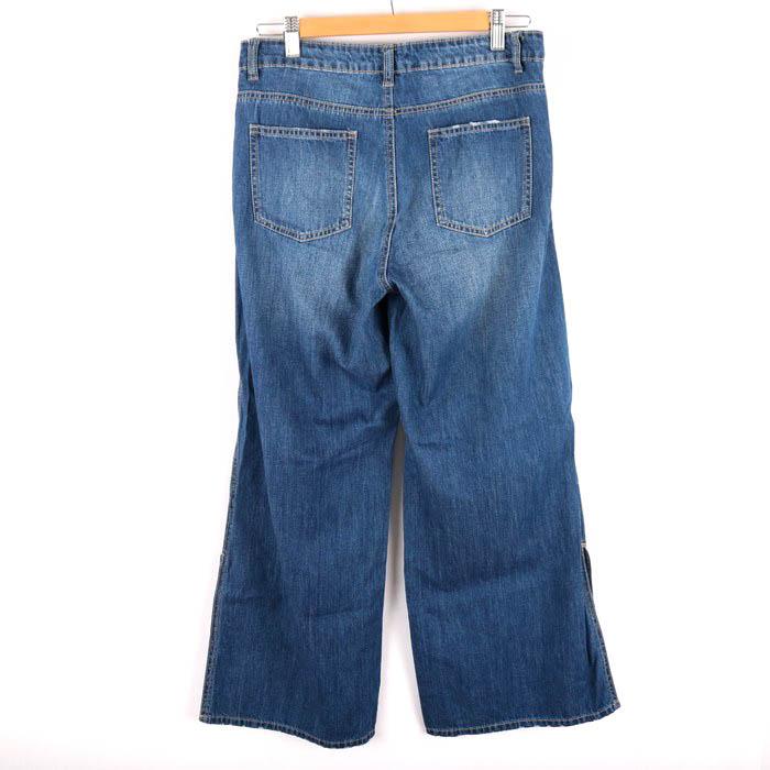 グレイル サイドスリットワイドデニムパンツ ex67 ボトムス