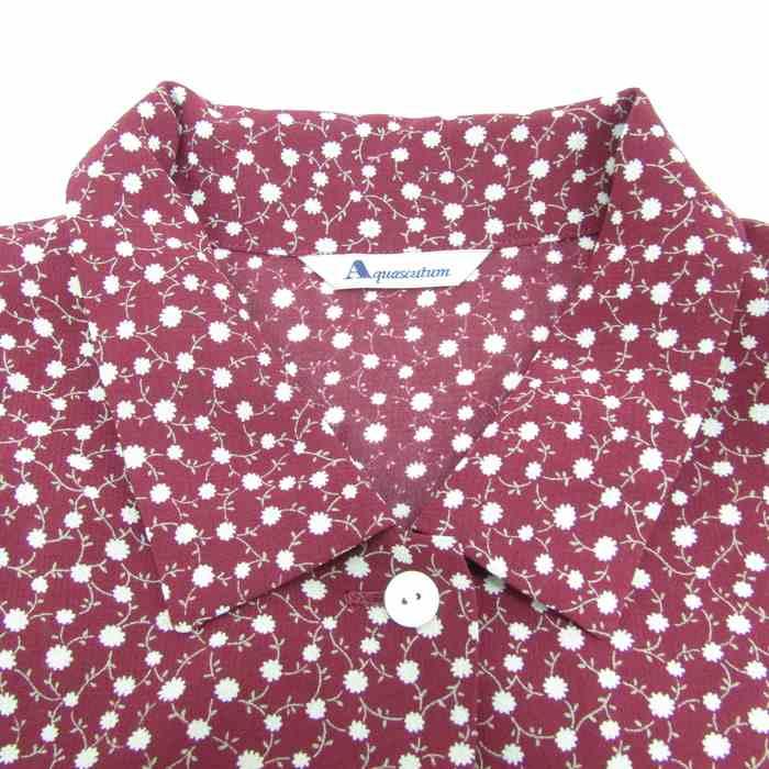 Aquascutum アクアスキュータム 半袖シャツ トップス 日本製 