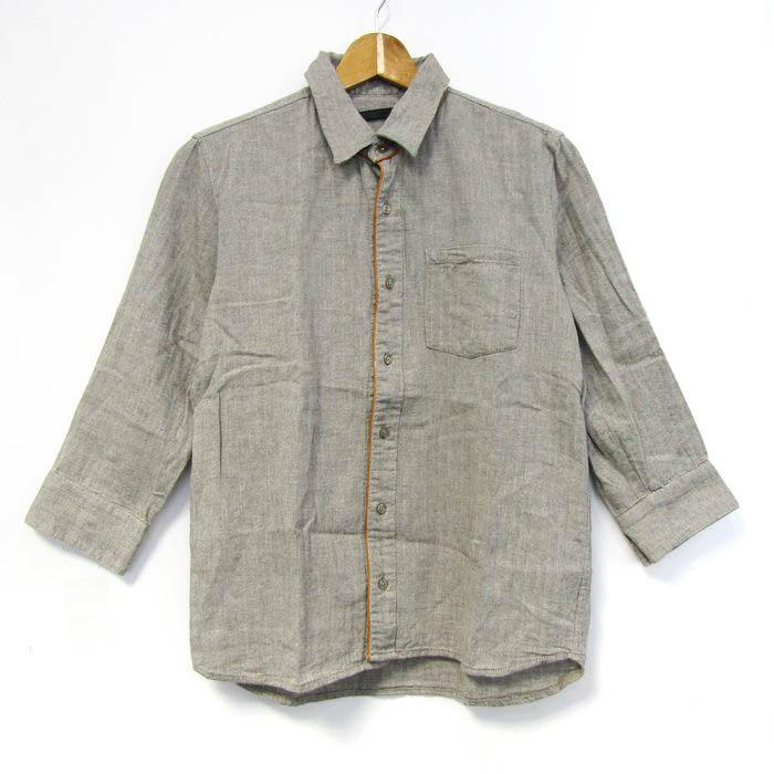 HARE（ハレ） 長袖シャツ ヘリンボーン トップス メンズ Sサイズ