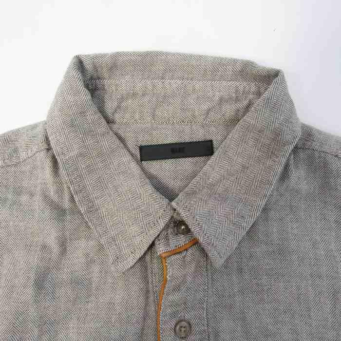 HARE（ハレ） 長袖シャツ ヘリンボーン トップス メンズ Sサイズ