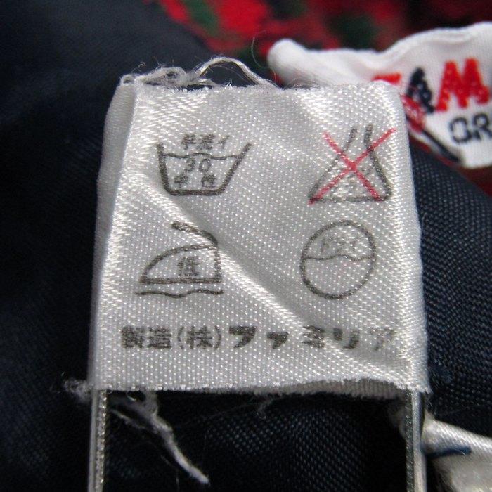 ファミリア パンツ ボトムス チェック柄 ウール混 ベビー 女の子