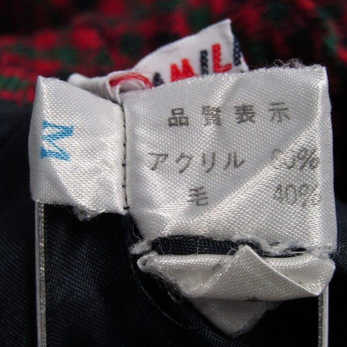 ファミリア パンツ ボトムス チェック柄 ウール混 ベビー 女の子