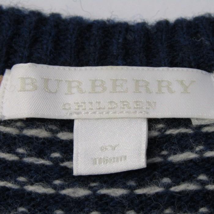 Burberry キッズ　ニット　トップス　6Y 100cm〜程 BURBERRY キッズ ニット セーター - メルカリ