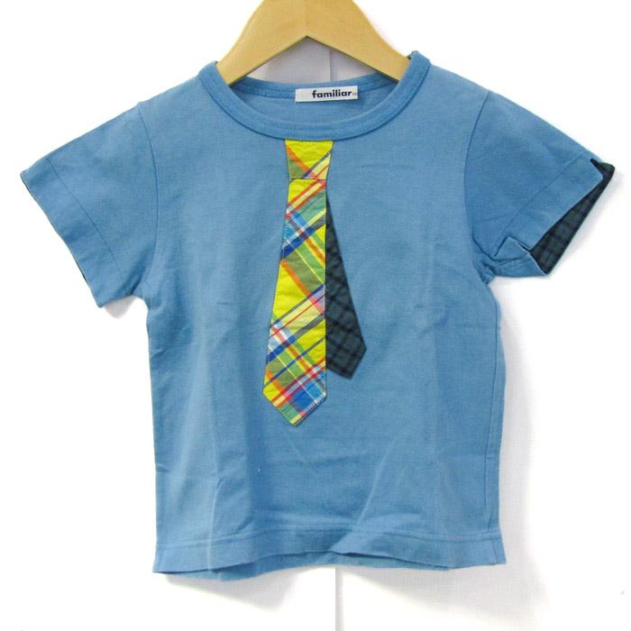ファミリア　familiar 半袖　Tシャツ　100 ファミリア familiar 半袖Tシャツ 100㎝ 新品 - メルカリ
